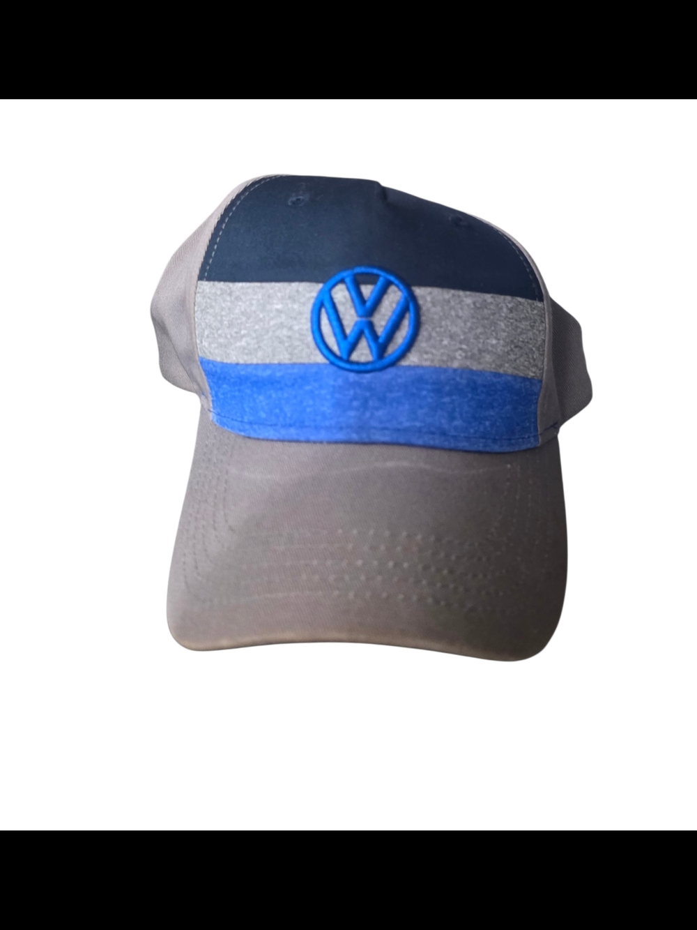 Volkswagen Men's Gray and Blue Logo Baseball Cap